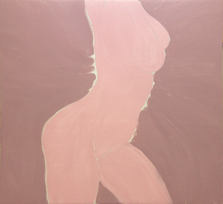 Chris Rywalt, Bubble-Yum Girl (in progress), 2009, oil on panel